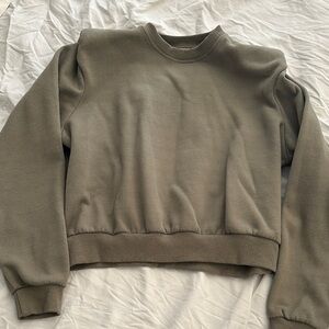 Crescent Olive Women's Crew Neck Sweater